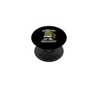 Écusson Humoristique « BJJ Turtle » - « Choke Me Impossible PopSockets PopGrip Adhésif