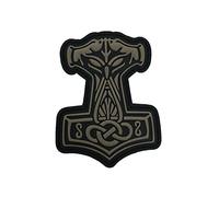 Écusson Jackets To Go JTG Marteau de Thor Mjölnir Valhalla - En caoutchouc 3D.