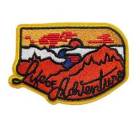 Écusson Life of Adventure Patch Thermocollant Vie d'Aventure 6x9cm