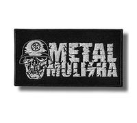 Écusson Mulisha en métal brodé thermocollant
