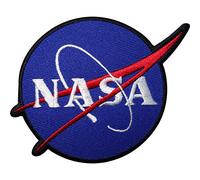Écusson NASA brodé à repasser/à coudre, idéal pour un déguisement d’astronaute