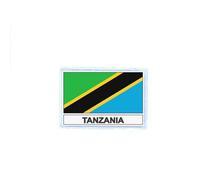 Ecusson Patch Badge Imprime Drapeau Eat Tanzanie