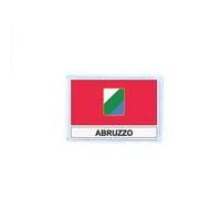 Ecusson Patch Badge Imprime Drapeau Italie Abruzzes