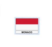 Ecusson Patch Badge Imprime Drapeau Mc Monaco