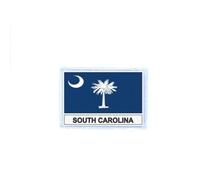 Ecusson Patch Badge Imprime Drapeau Usa Caroline Du Sud