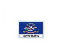 Ecusson Patch Badge Imprime Drapeau Usa Dakota Du Nord