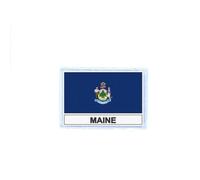 Ecusson Patch Badge Imprime Drapeau Usa Maine