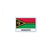 Ecusson Patch Badge Imprime Drapeau Vu Vanuatu