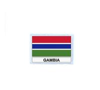 Ecusson Patch Badge Imprime Drapeau Wag Gambie