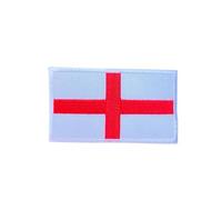 Ecusson Patch drapeau Angleterre Anglais St George brodé a coudre ecusson thermocollant 7,5 cm