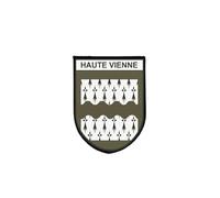 Ecusson Patch Drapeau camo haute vienne Tactique Imprime Auto-Agrippant