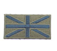 Ecusson Patch drapeau militaire Angleterre Anglais brodé a coudre ecusson thermocollant 7,5 cm