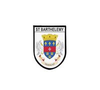Ecusson Patch Drapeau saint barthelemy st Tactique Imprime Brode Auto-Agrippant