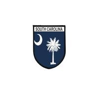 Ecusson Patch Drapeau South carolina Tactique Imprime Bord Brode Auto-Agrippant