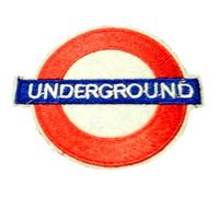 Écusson patch ecusson patches brodé thermocollant London Underground 8 x 6,5 cm