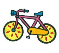 Écusson patche bicyclette vélo thermocollant patch brodé couleurs