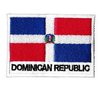Ecusson Patche Dominicain Drapeau République Dominicaine Antilles Pays Monde