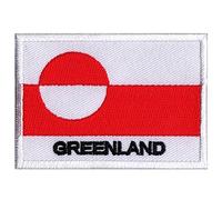 Écusson Patche Drapeau Groenland Patch Brodé Pays Monde Danemark