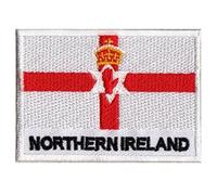 Écusson Patche Drapeau Irlande Du Nord Royaume Uni Patch Brodé Monde