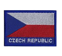 Ecusson Patche Drapeau République Tchèque Patch Tchéquie Brodé A Coudre