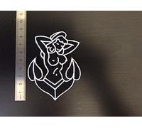 ECUSSON PATCHES AUFNAHER TOPPA - ANCRE PIN UP - THERMOCOLLANT