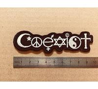 ECUSSON PATCHES AUFNAHER TOPPA - COEXIST RELIGION - THERMOCOLLANT