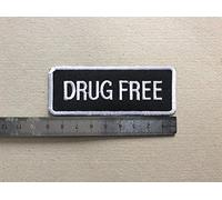 ECUSSON PATCHES AUFNAHER TOPPA - DRUG FREE - THERMOCOLLANT
