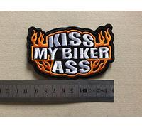 ECUSSON PATCHES AUFNAHER TOPPA - KISS MY BIKER ASS - THERMOCOLLANT