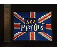 ECUSSON PATCHES AUFNAHER TOPPA - SEX PISTOLS DRAPEAU ANGLAIS - THERMOCOLLANT