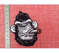 ECUSSON PATCHES AUFNAHER TOPPA - TETE GORILLE CIGARE - THERMOCOLLANT