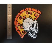 ECUSSON PATCHES AUFNAHER TOPPA - TETE PUNK PIZZA - THERMOCOLLANT