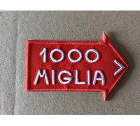ECUSSON PATCHES AUFNAHER TOPPA THERMOCOLLANT - 1000 MIGLIA 9,5 * 6 CM
