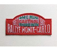 ECUSSON PATCHES AUFNAHER TOPPA THERMOCOLLANT - RALLYE MONTE CARLO 9 * 4,5 CM