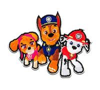 Ecusson - Paw Patrol La Pat' Patrouille Chase Marshall Skye - coloré - 6,1x7,5cm - Aussi auto-adhésif Spin Master patches brode appliques embroidery thermocollant