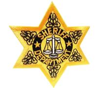 Ecusson police Ecusson thermocollant Patch thermocollant Sheriff 8,5 cm