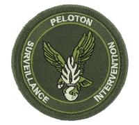 Ecusson PSIG Vert Peloton de Surveillance et d'Intervention de la Gendarmerie Nationale Sur Scratch