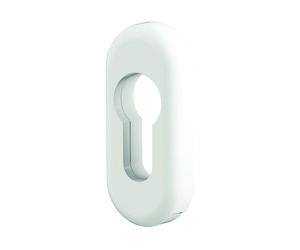 Écusson standard R9010B clé I Assa Abloy Scoot 6430 (paire), blanc, 29mm