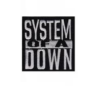 Écusson « System of A Down Silver » - Écusson brodé thermocollant - Accessoire