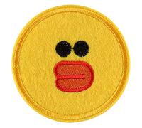 Écusson Tête de Canard Patch Thermocollant Animal Oiseau à thermocoller transfert dessin animée à coller au fer repasser applique brodé à coudre tshirt vêtement grenouillère bébé enfant 7,3cm