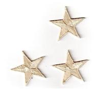 M & C Ecusson thermocollant étoile Beige 3cm