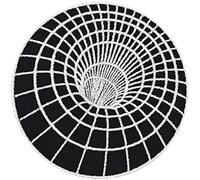 Écusson Thermocollant "Black Hole" - Patch Trou Noir | Sticker Univers Cosmos à coudre/à thermocoller | Application pour tous les tissus | 80x80mm