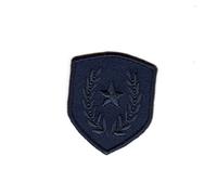 Ecusson Thermocollant BLASON ETOILE LAURIERS Coloris MARINE