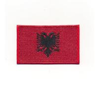 Écusson thermocollant Drapeau de l'Albanie Tirana 1197 A 40 x 25 mm