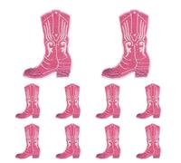 Ecusson Thermocollant Lot de 10 patchs brodés rose vif, motif chat, léopard, amour, flamme, thermocollants, for vêtements, à coudre ou appliquer(PE9782CT)