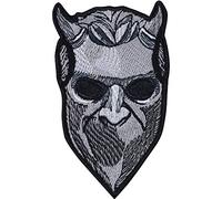 Écusson Thermocollant "Masque du Diable Heavy Metal" | Patch Heavy/Trash Metal à repasser | 90x50mm