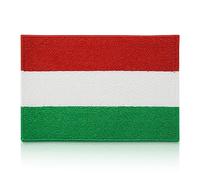 Écusson thermocollant motif drapeau hongrois - 7,5 x 5 cm Finally Home
