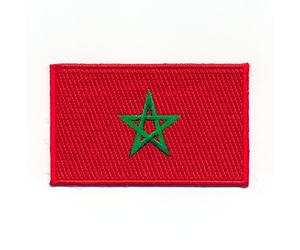 Écusson thermocollant ou à coudre Casablanca Rabat Agadir 0990 A de taille 40 x 25 mm