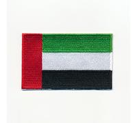 Écusson thermocollant ou à coudre Drapeau Émirats Arabes Unis 0939 A de taille 40x25 mm