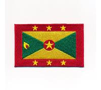 Écusson thermocollant ou à coudre Motif drapeau de la Grenade de St George's Caraïbes 40 x 25 mm 1043 A