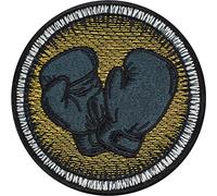 Écusson Thermocollant Patch Boxeur | Gant de Boxe Brodé à Coudre ou à Repasser | Autocollant Sport de Combat Muay Thai Boxing | Appliqué de Boxe pour tous les tissus | 75x75mm